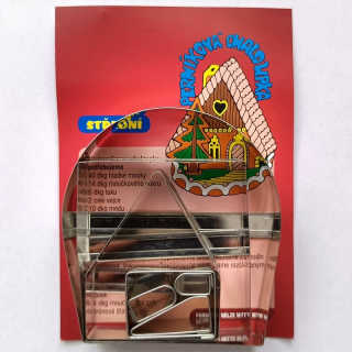 Střední chaloupka - sada perníkových vykrajovátek